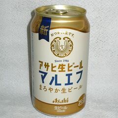 初リニューアル　アサヒ生ビール／マルエフ　350ｍｌ　2缶迄対応可の画像