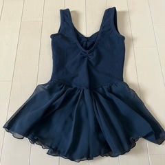 子供用　バレエ　レオタード　黒　の画像