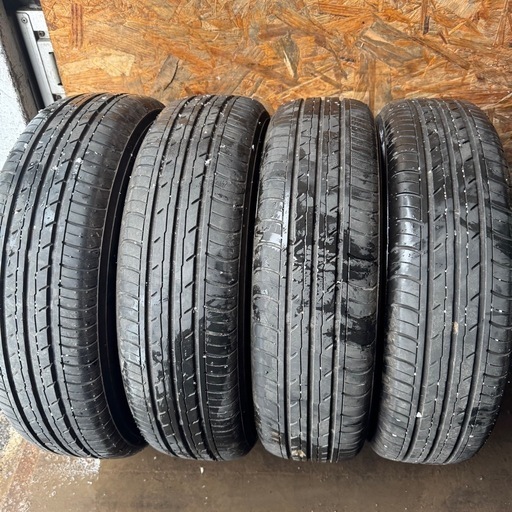 ホンダ　純正　鉄ホイール　YOKOHAMA BluEarth-Es ES32 155/65R14 夏タイヤ　2024年製　14インチ