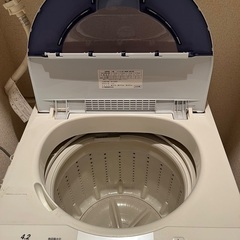 洗濯機 NA-F42M7 National 2006年製の画像