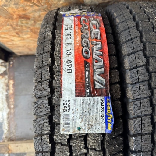 新品　GOODYEAR ICENAVI CARGO 165R13 LT 6PR スタッドレス　タイヤ 2020年製　13インチ　2本