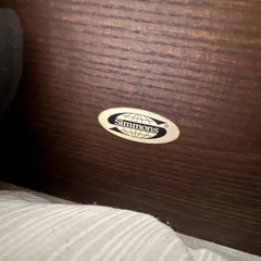 【受付終了】シモンズ　シングルベッド＋マットレスセットの画像