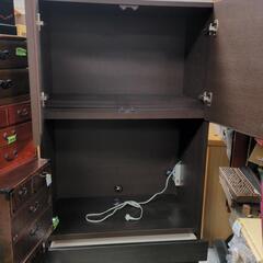 【売切れました！】 ニトリ 壁面ユニットデスク ウォーレン 約80×181×45㎝ パソコンデスク 収納 テレビボード ダークブラウン 棚の画像