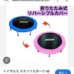 トランポリン　子供　室内遊びの画像