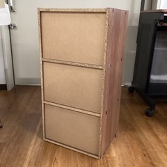 カラーBOX(茶)【町田市再生家具】0315の画像