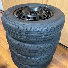 ほぼ新品 エコピアR710A スチールホイールセット アトレー新車外し  の画像