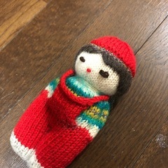 手作りの編みぐるみの画像