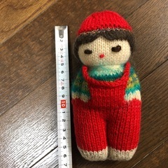 手作りの編みぐるみの画像