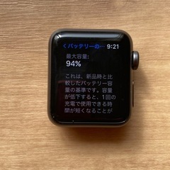アップルウォッチ3 38ミリモデル バッテリー94% AppleWatch バンドたくさん！ の画像