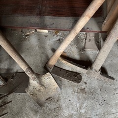 農工具　鎌、クワ等の画像