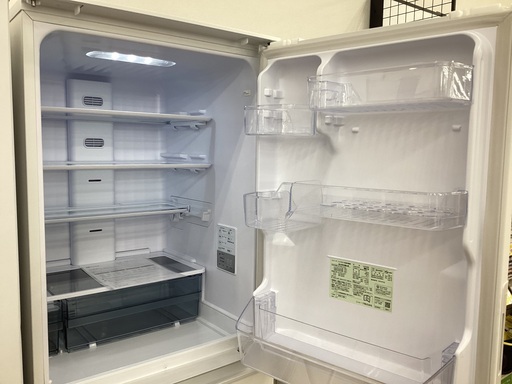 安心1年間保証付き】SHARP 5ドア冷蔵庫 SJ-P410M-W 2024年製【打痕有】
