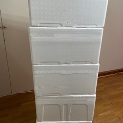 りんごの発泡スチロール（空箱）