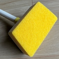 未使用品◇柄付き バススポンジ お風呂掃除の画像