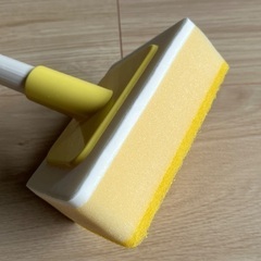 未使用品◇柄付き バススポンジ お風呂掃除の画像