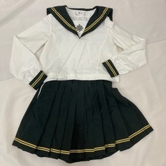 コスプレ用女子制服　セーラー服緑