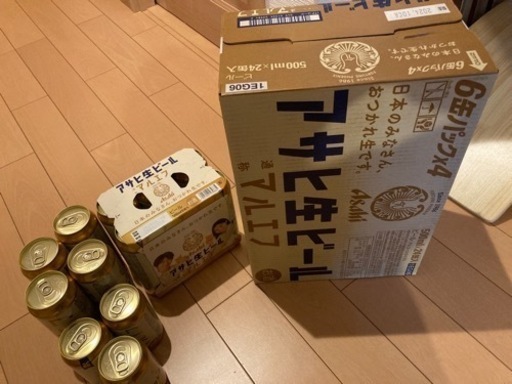 アサヒ生ビールマルエフ 1ケース半