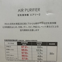 空気清浄機　ニトリ 新品未使用の画像