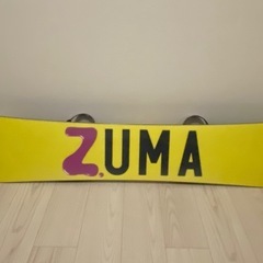 ZUMAスノーボード ビンディング付きの画像