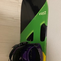 ZUMAスノーボード ビンディング付きの画像