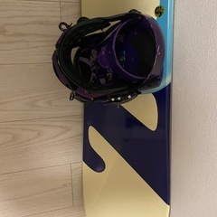 ZUMAスノーボード ビンディング付きの画像