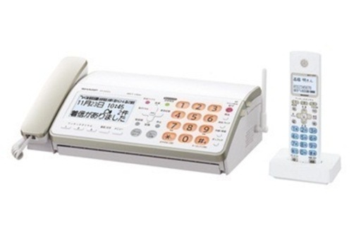 SHARPfappy電話機デジタルコードレスファクシミリブラウン