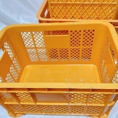 【美品】農業用 収穫コンテナ 6個セット｜綿半購入・室内使用の画像