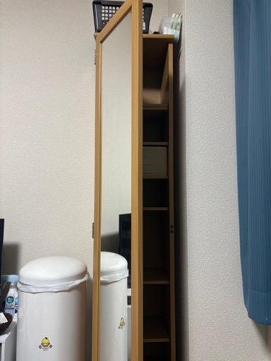 鏡付き収納