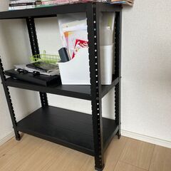 3段スチール棚