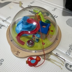 【Hape 木製知育おもちゃ マグネット迷路 E0458】（手渡...