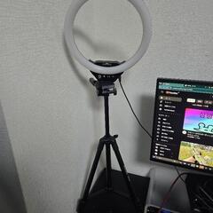 LEDリングライト(スマホクリップ無し)