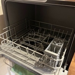 VIBMI 食洗機 工事不要 1-3人用 食器洗い乾燥機 コンパクト 卓上型 小型 タンク式 食洗器 ブラックの画像