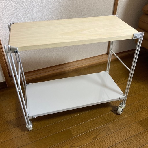 無印良品 スチールユニットシェルフ  キャスター付