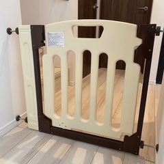 ベビーゲート　Happiness gate サイズ71〜98 ベージュ
