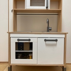 伊丹市 直接お渡し限定 美品☆ IKEA おままごとキッチン&調理器具セット