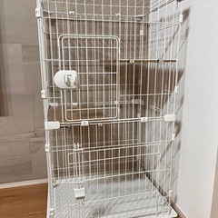 コンパクトキャットケージ 2段 アイリスオーヤマ