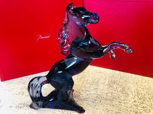 Baccarat  バカラ  馬　マレンゴミッドナイト　希少品　手渡し可能
