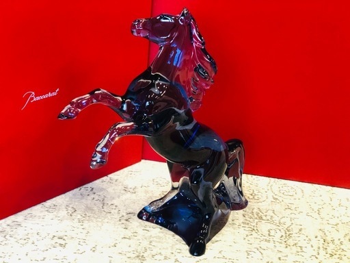 Baccarat  バカラ  馬　マレンゴミッドナイト　希少品　手渡し可能