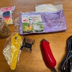 未使用譲ります！トリミング用バリカン・替え刃アタッチメントその他