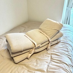 折りたたみ式寝袋の画像