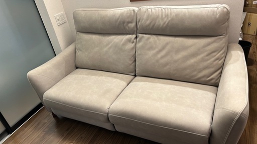 電動リクライニングソファ　ベージュ