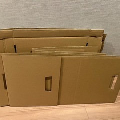 【中古品】段ボールBOX 4個セットの画像