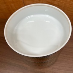 【塩尻市引き取り限定】前畑陶器 庫山窯 献上手 金彩 手まり三段重 高さ17.5cm/直径15.5cmの画像