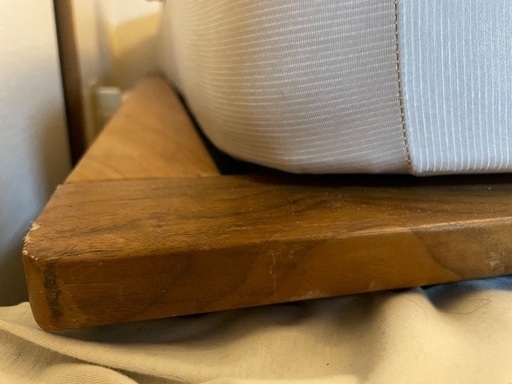 無印良品　ウォールナット　ダブルベッド