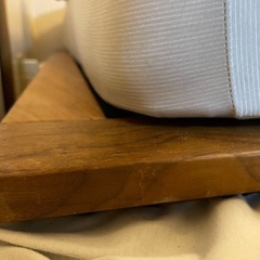 無印良品　ウォールナット　ダブルベッドの画像