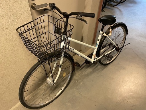 【引取先決まりました】カゴ付き自転車
