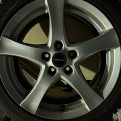 BSスタッドレス　225/45R17　バリ山　BORBETアルミセット