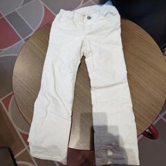 baby Gap サイズ5years 白いリブパンツ👖🐱☀️