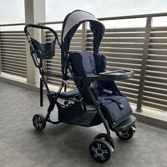 東京都の二人乗りベビーカーの中古が安い！激安で譲ります・無料