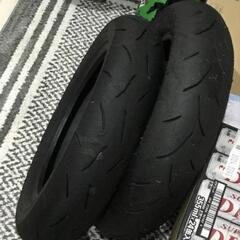 ＮＳＲ５０に使用したハイグリップタイヤ！フロントtt93 リヤB...