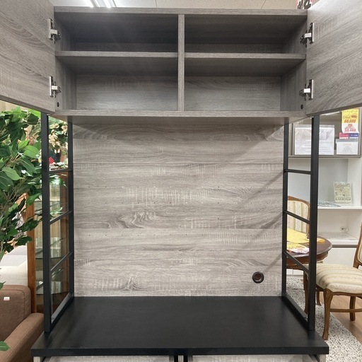 S285 ⭐ アイアンキッチンラック オープンタイプ 食器棚 幅87cm USED 綺麗